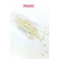 Dökme Cam Kum Boncuk Büyük Boy (6/0) 4 mm - 60 Gram - Krem - BNC107
