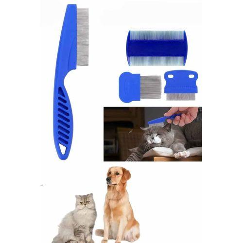 Tüy Fırçası Bit Tarağı Seti Evcil Hayvan Tüy Toplayıcı Bit Pire Önleyici Tarak