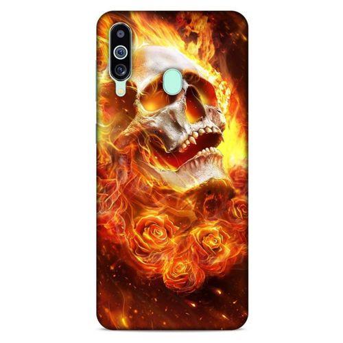 Samsung Galaxy M40 Uyumlu Kılıf Motorsiklet (19) Kılıfları Kurukafa