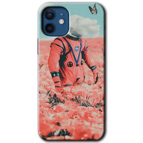 iPhone 12 Kılıf Baskılı Kapak - Atatürk Portre + 5D Tam Kaplayan Cam