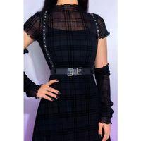 Elbise Üzerine Sık Siyah Deri Kemer - Brf817