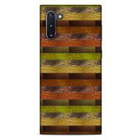 Samsung Galaxy Note 10 Kılıf Patchwork (48) Bumper Kılıf Kahve Yeşil