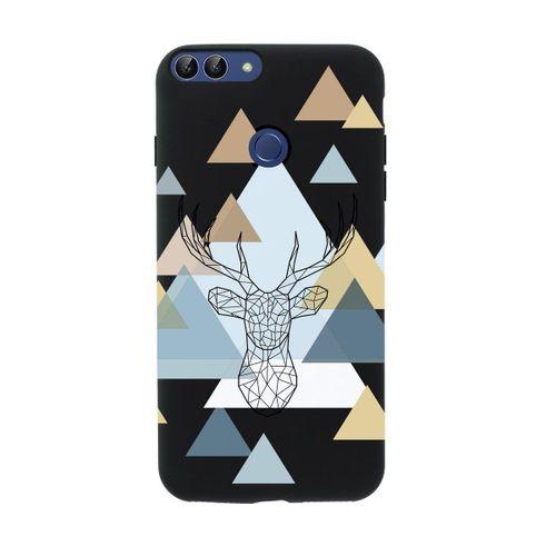 Huawei Psmart 2018 Polygon Deer Premium Silikonlu Telefon Kılıfı