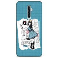 Sokak Modası 50 Oppo Reno 2z Kılıf Desenli Silikon