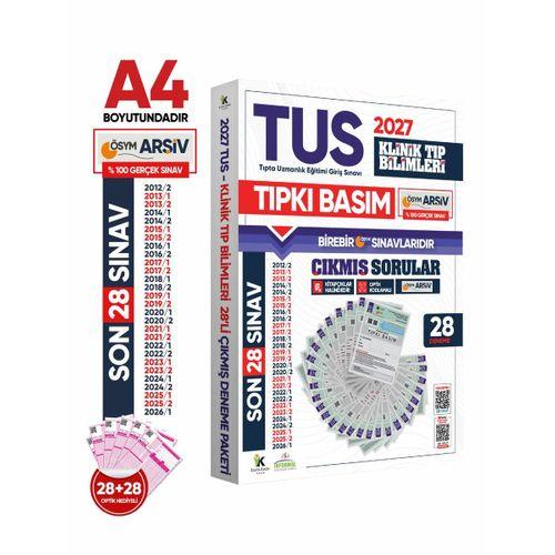 2027 TUS Temel&Klinik Tıp Bilimleri ÖSYM Çıkmış Soru Tıpkı Basım Son 15 Yıl 56lı Deneme Kitapçığı