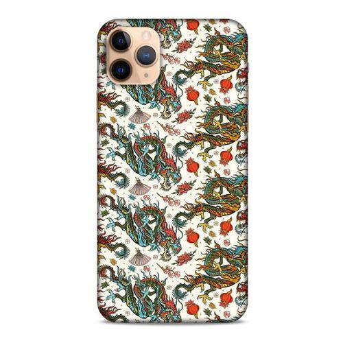 Apple Iphone 11 Pro Kılıf Dragons (20) Koruyucu Kılıf Ejderha Japon