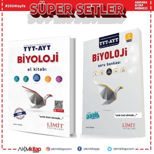Limit Yayınları TYT AYT Biyoloji Soru Bankası ve Biyoloji El Kitabı 2 Kitap Set