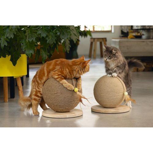 Beeztees DBL Kedi Tırmalama ve Oyuncağı, 30x31x31,5cm