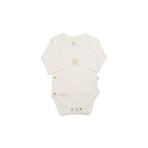 Bistyle Organic Modal Flying Balloons Kruvaze Uzun Kol Body BS17121 Ekru