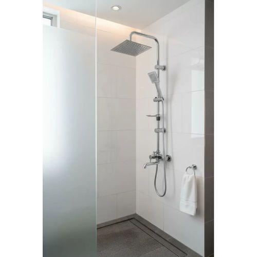 Dubai Yeni Nesil Yağmurlama Etkili Krom Duş Robotu Seti - Fonksiyonel Tepe Duş Takımı