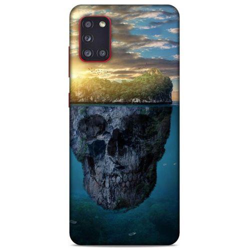 Lopard Samsung Galaxy A31 Uyumlu Kılıf Manipülasyon ☻ (16) Kalın Kılıf Desenli