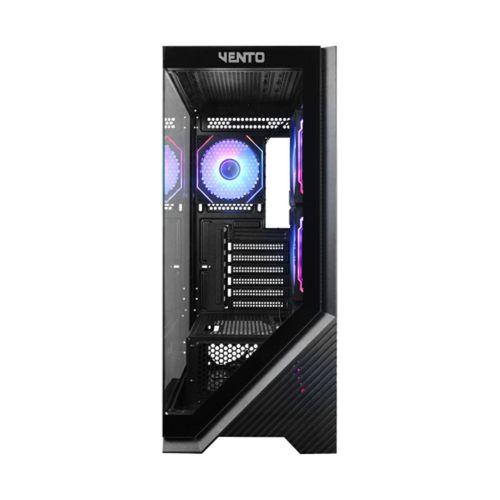 VENTO VG4202FLA ATX Tower, 750W 80+ Siyah,  Temperli Cam, RGB, Mesh, ATX GAMING KASA