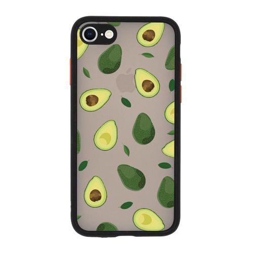 iPhone 8 Kamera Lens Korumalı Avokado Desenli Lüx Telefon Kılıfı