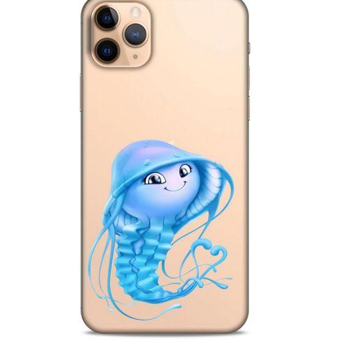 Zoologix (62) Apple Iphone 11 Pro Şeffaf Kılıf Silikon Desenli