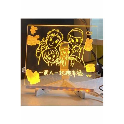 12 Inc Led Işıklı Çizim Tahtası Ayarlanabilir Stant Ve Kalemleri İle