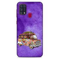 Retro (39) Desen Liquid Crystal Kılıf Renkli Samsung Galaxy M31 Kılıf