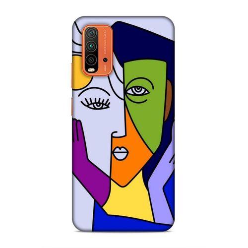 Xiaomi Redmi 9T Uyumlu Kılıf Face'X 39 Liquid Crystal Kılıf İki Yüzlü