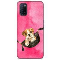 Oppo A72 Kılıf Köpek Kıyafetleri (2) Kabı French Bulldog Çanta