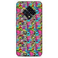 Lopard İnfinix Zero 8 Uyumlu Kılıf Graffitix (34) Slim Armor Kılıf
