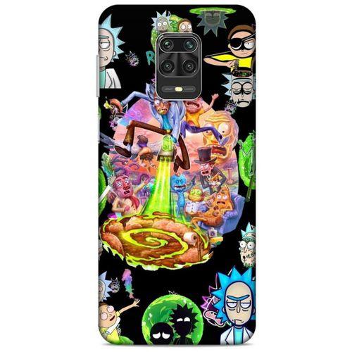 Xiaomi Redmi Note 9 Pro Uyumlu Kılıf Rick And Morty (39) Liquid Crystal Kılıf Shadow Council