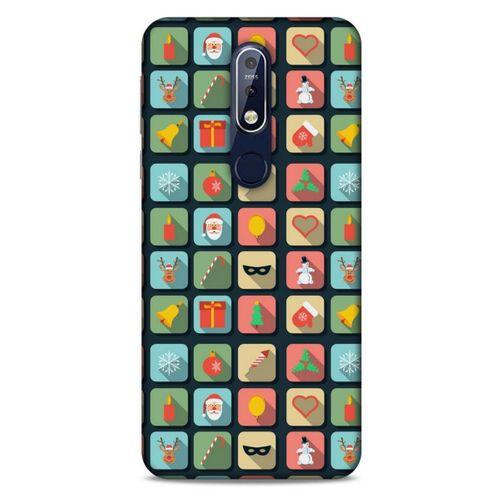 Yılbaşı Süsleri 15 Nokia 7.1 Kılıf Silikon Kapak