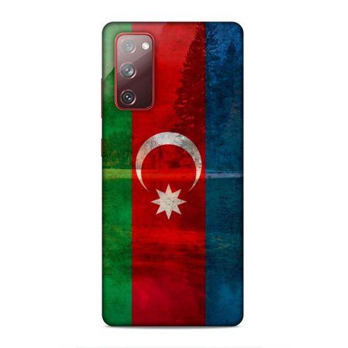 Samsung Galaxy S20 Fe Uyumlu Kılıf Azarbaijan (43) Thin Fit Kılıf Bayrak Manzara