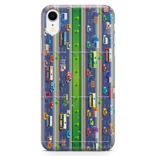 Apple iPhone XR Kılıf Otoyol Arka Kapak Koruma Desenli Full Koruyucu