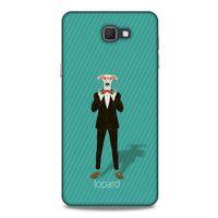 Samsung Galaxy J7 Prime Kılıf FunnyMaX (12) Koruyucu Silikon Turkuaz Köpek
