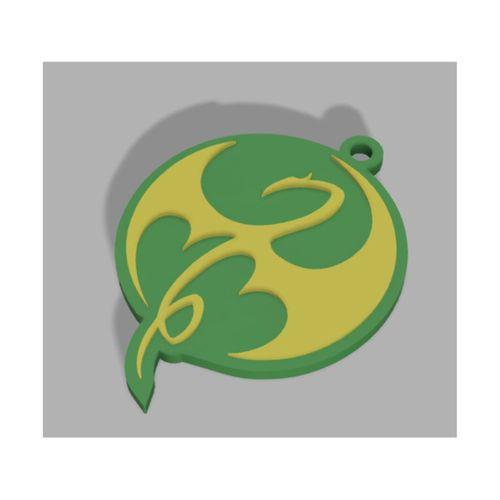 Iron Fist Anahtarlık 3D Baskı (Bu ürün Sadece Plastik parçadır - Almadan Önce Soru Sorabilirsiniz)
