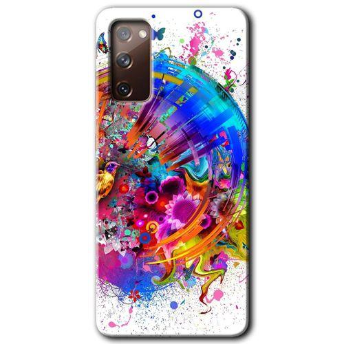 Galaxy S20 FE Kılıf HD Desen Baskılı Arka Kapak - 4K Clock + Kırılmaz Cam