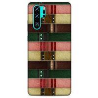 Huawei P30 Pro Kılıf Patchwork (41) Tank Kılıf Koyu Yeşil Pembe