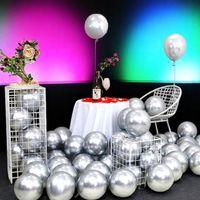 ULTRA YÜKSEK KALİTE 50ADET GÜMÜŞ KROM BALON AYNALI BALON PARLAK BALON METALİK BALON KROM GÜMÜŞ BALON