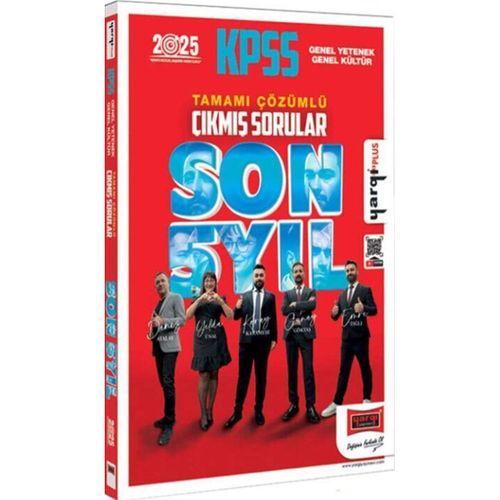 2025 KPSS GK GY Tamamı Çözümlü Son 5 Yıl Çıkmış Sorular Yargı Yayınları
