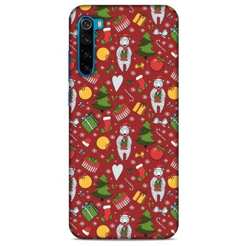 Yılbaşı Süsleri 45 Xiaomi Redmi Note 8T Kılıf Silikon Kapak