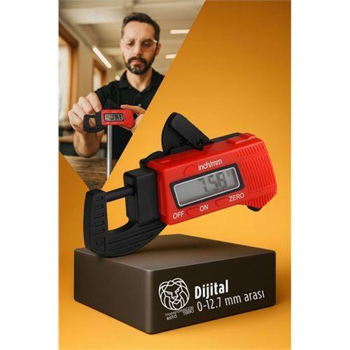 Hassas Dijital Kalınlık Ölçer - Mikro Detay Profesyonel Kumpas 12.7 cm 722933