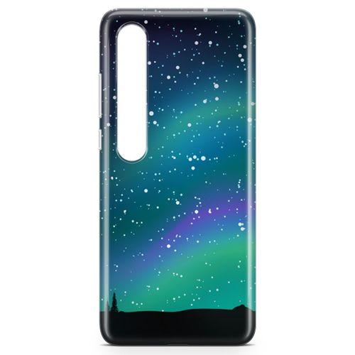 Xiaomi Mi 10 Kılıf Kuzey Işıkları Arka Kapak Koruma Desenli Full Koruyucu
