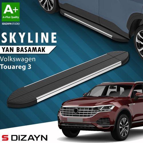 S-Dizayn VW Touareg 3 Skyline Krom Yan Basamak 193 Cm 2018 Üzeri A+ Kalite