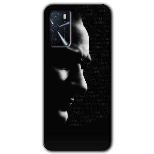 Oppo A16 Kılıf HD Desen Baskılı Arka Kapak - Atam İzindeyiz + Kırılmaz Cam