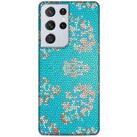 Lopard Samsung Galaxy S21 Ultra Uyumlu Kılıf Ethnic Culture (78) Arka Kapak