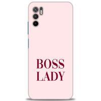 Xiaomi Poco M3 Pro Kılıf HD Baskılı Kılıf - Boss Lady + Tam Ekran Koruyucu