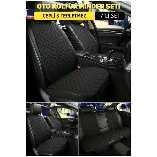 Lamborghini Murcielago Uyumlu Terletmez Kumaş Minterletmez Kumaş 7 Parça Full Takım Siyah-siyah