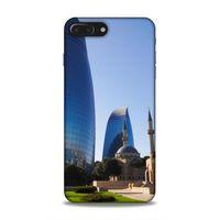 Apple Iphone 7 Plus Uyumlu Kılıf Azarbaijan (37) Silicone Cover Kule ve Camii