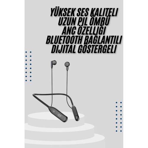Kablolu Kulak İçi Bluetooth Kulaklık 100 Saat Anc Özellikli Boyun Bantlı