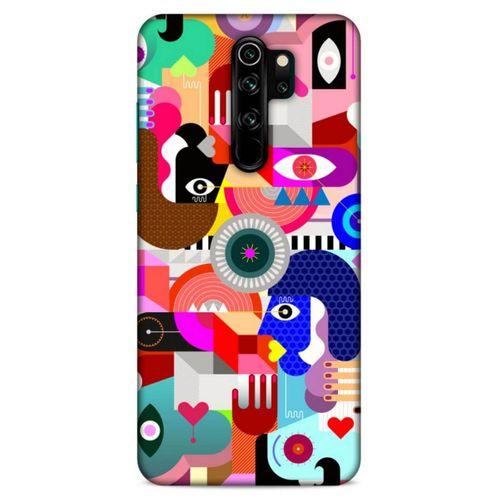 Lopard Xiaomi Redmi Note 8 Pro Uyumlu Kılıf Soyut Sanat (21) Baskılı Koruyucu Kapak