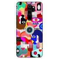 Lopard Xiaomi Redmi Note 8 Pro Uyumlu Kılıf Soyut Sanat (21) Baskılı Koruyucu Kapak