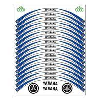 YAMAHA Yamaha Mavi Beyaz Uyumlu Reflektörlü 1 Set Jant Şeridi