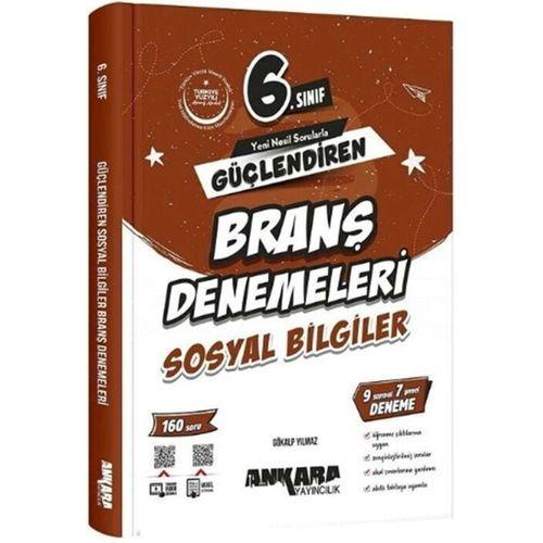6. Sınıf Sosyal Bilgiler Güçlendiren Branş Denemeleri Ankara Yayıncılık