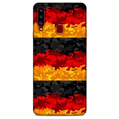 Samsung Galaxy A20s Kılıf Almanya (11) Tam Koruma Bayrak