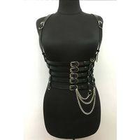 5 Sıralı Zincir Detaylı Şık Deri Kemer - Brf626