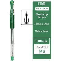 UNİBALL SİGNO NEEDLE ( 0.38 ) JEL KALEM ÇİM YEŞİLİ